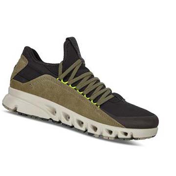 Men's Ecco Multi-vent Outdoor Hiking & Trail Olive | Canada 569HAP